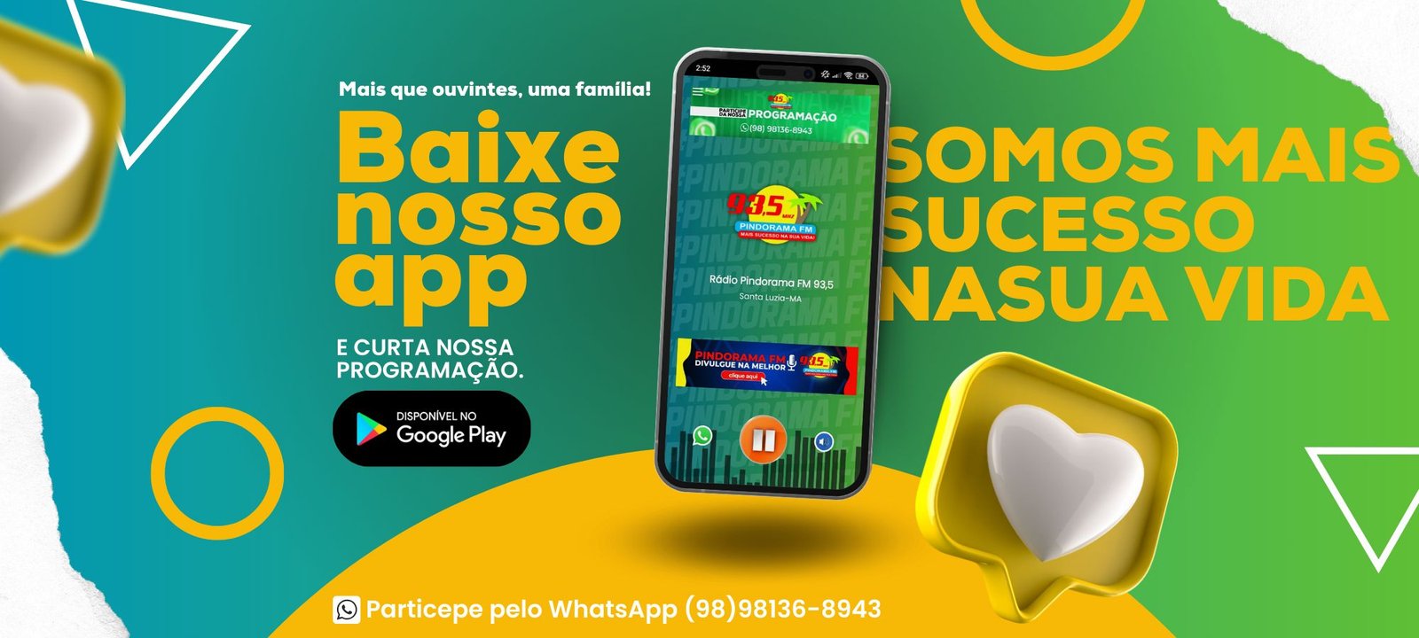 Banner publicitário