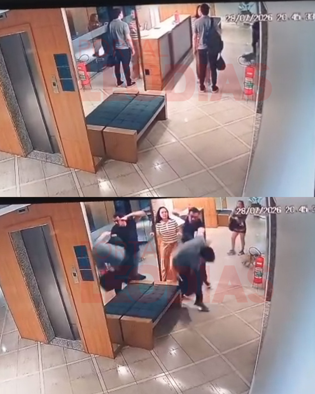 Vídeo mostra briga de Aline Mineiro e agressão em condomínio