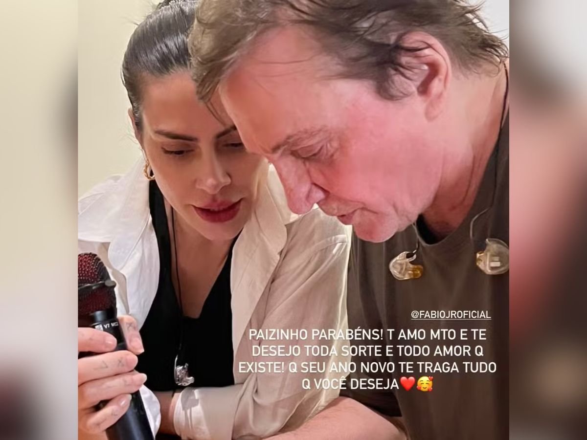 Cleo relata reconciliação com Fábio Jr.